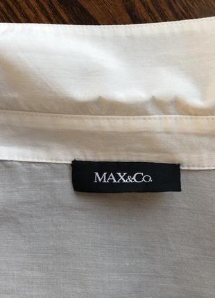Шикарная рубашка блузка с шелком max&co p.128 фото