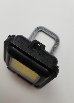 Ліхтарик акумуляторний кишеньковий із магнітом і карабіном2 фото