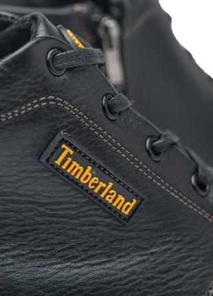 Зимові чоловічі черевики timberland, мужские зимние ботинки на меху8 фото