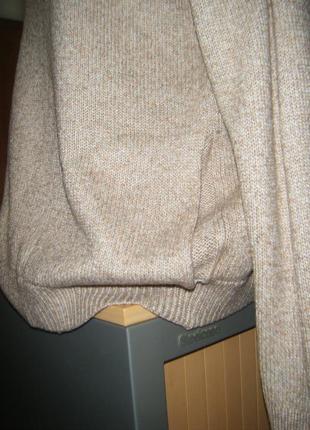 Теплый свитер с высоким горлом и карманами, размер s - 10 - 443 фото