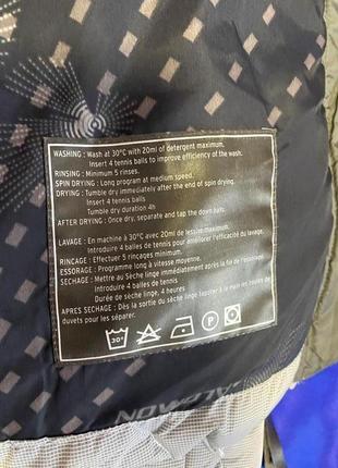 Salomon brown пуховик женский спортивный р l оригинал