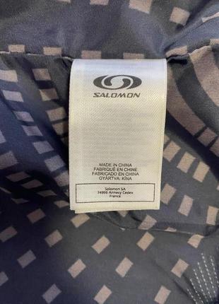 Salomon brown пуховик женский спортивный р l оригинал