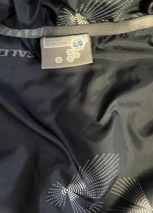 Salomon brown пуховик женский спортивный р l оригинал