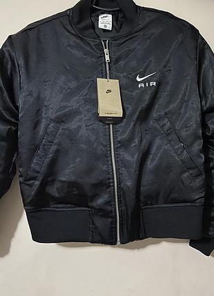 Женская куртка nike air bomber jacket(dv4372-010)6 фото