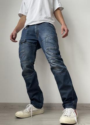 Чоловічі карго штани джинси g-star raw biker denim jeans мужские джинсы штаны rocic 5620