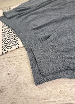 Брендовый стильный свитер джемпер с имитацией рубашки lincoln🩶5 фото