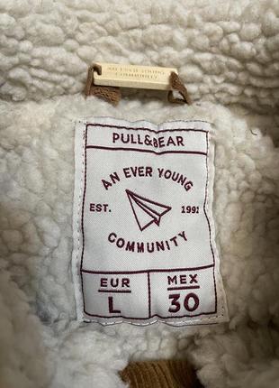 Вельветовая куртка pull &amp; bear, l, 48 размер3 фото