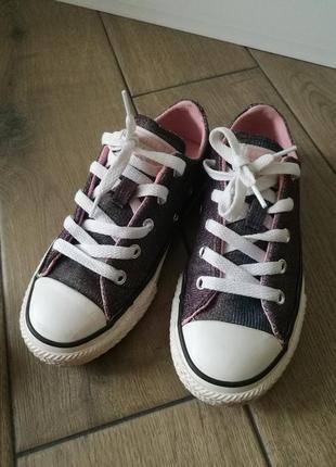 Кеды нв девочку converse allstar 21см5 фото