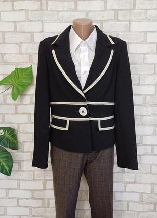 Фирменный marks & spencer лаконичный стильный пиджак/жакет в черном цвете, размер л-хл1 фото