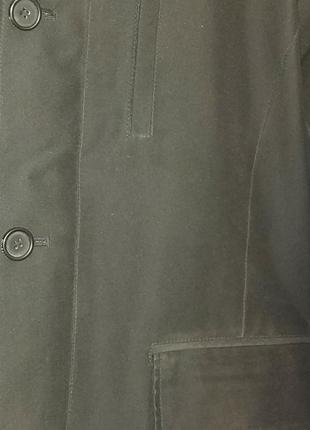 Оригінальна курточка парку демісезонна milestone чорна чоловіча3 фото