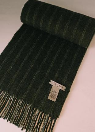 Теплый шерстяной шарф tie rack 100% шерсть ягненка англия