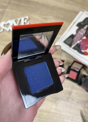 Shiseido высокопигментированные тени в крутом синем цвете оригинал2 фото
