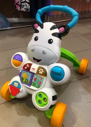 Інтерактивні ходунки fisher-price зебра1 фото