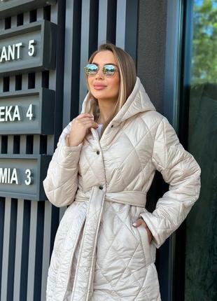 Пальто стеганое 4