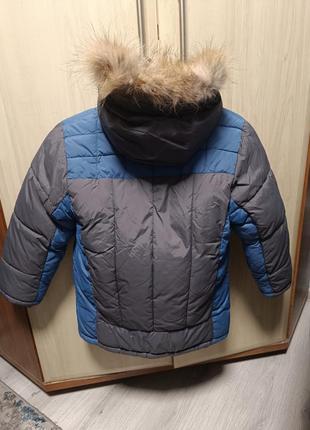 Зимова куртка на хлопчика gray wolf 122-128 р3 фото