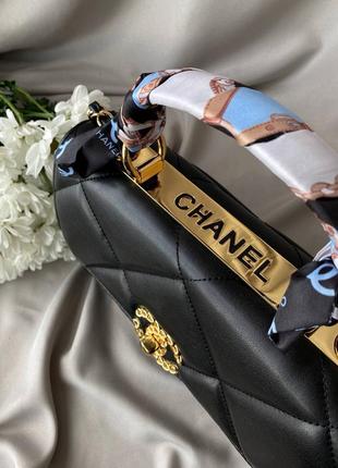 Сумка chanel black gold4 фото