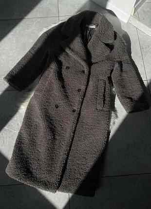 Шуба тедди zara