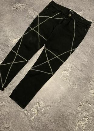 Custom guess skinny jeans streetwear y2k sk8 vintage archive punk gothic opium avant  merch2 фото