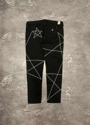 Custom guess skinny jeans streetwear y2k sk8 vintage archive punk gothic opium avant  merch6 фото