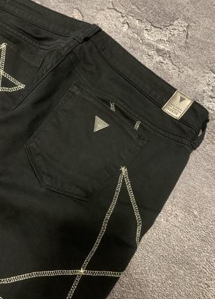 Custom guess skinny jeans streetwear y2k sk8 vintage archive punk gothic opium avant  merch8 фото