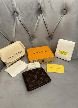 Коричневий гаманець louis vuitton повний комплект