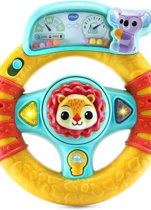 Розвивальна інтерактивна іграшка кермо з левеням від vtech