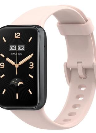 Силиконовый ремешок для xiaomi mi band 7 pro pink