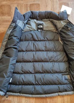 Жилетка пуховая the north face 700 grey3 фото