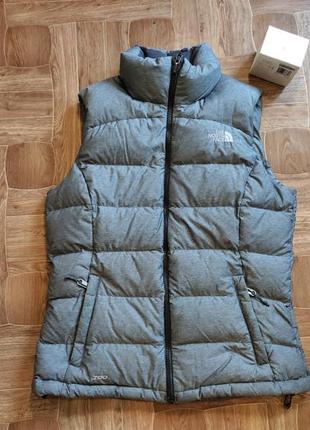 Жилетка пуховая the north face 700 grey