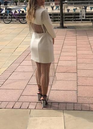 Asos шикарное платье з бисером!4 фото