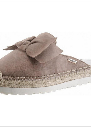 Шлепки bugatti натур. кожа замша