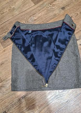 Классическая юбка из тонкого твіда р.34/xs3 фото