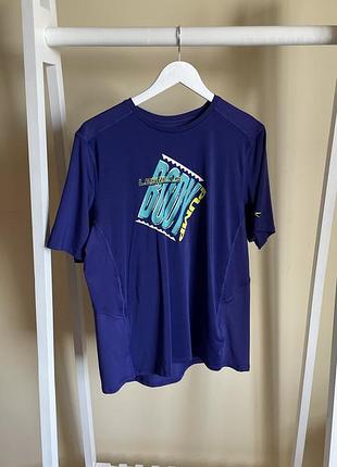 Футболка reebok les mills® bodypump® activchill athlete t-shirt blue