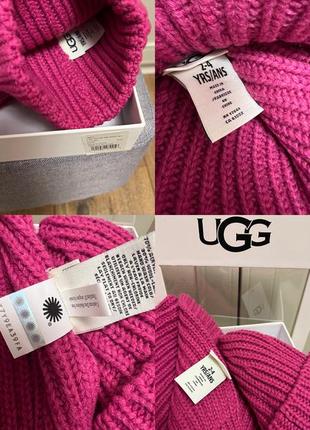 Ugg детский комплект, набор шапка, слайф оригинал 2-4роки7 фото