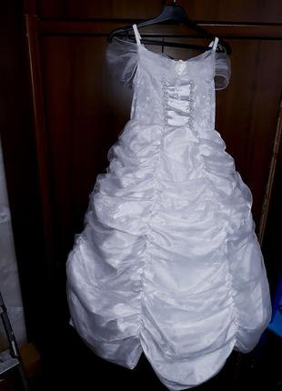 О нарядное платье крылья фатин пышное костюм ангел снежинка бусинка жемчужинка перлина1 фото
