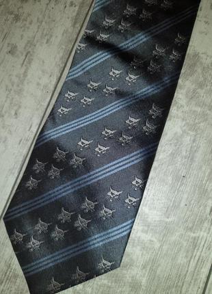 Шовкова сіра краватка з ворсью bobcat