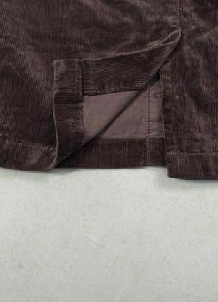 Стильная вельветовая юбка с заклепками и карманами.floyd by smith.2 фото