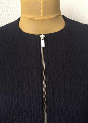 Легкое пальто на молнии из фактурной ткани  от h&m, размер евр 38, укр 44-464 фото