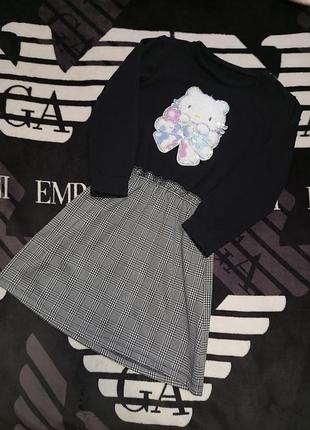 Платье сарафан нарядное теплое