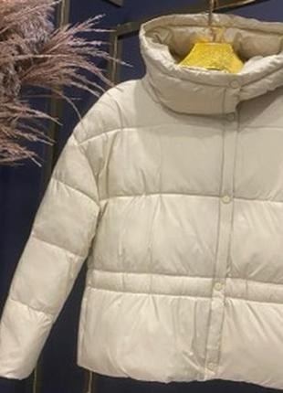 Куртка женская зимняя  холлофайбер молодежная на затяжках стеганная (42-50) amodeski - это мода и стиль3 фото