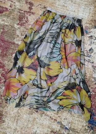 Роскошная стильная шелковая юбка скандинавия тату9 фото