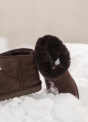 👟 угги ugg classic mini chocolate / наложка bs👟4 фото