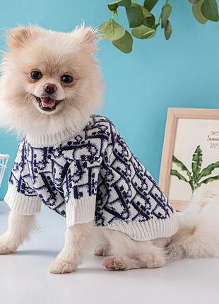 Светр для собак, теплий одяг для собак та котів, зимовий светр для тварин, кофта.