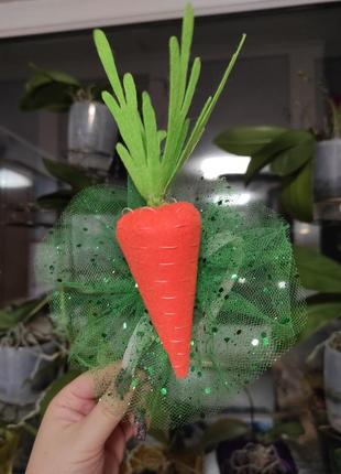 Обруч "морквинка"1 фото