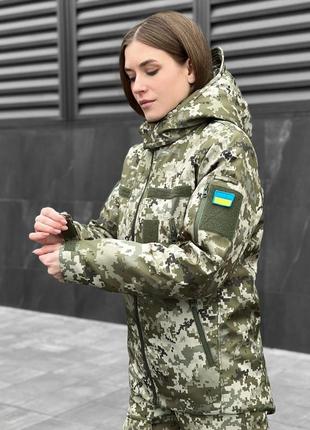 Куртка тактична військова зимова унісекс  чоловіча жіноча9 фото