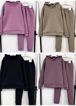 Теплий спортивний костюм на флісі для підлітків