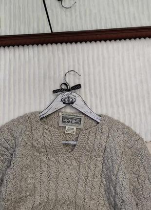 Ирландский шерстяной свитер aran sweater market p s5 фото