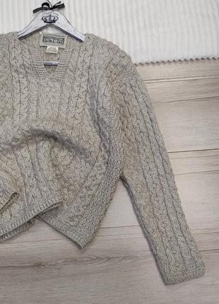 Ирландский шерстяной свитер aran sweater market p s3 фото