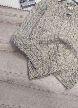 Ірландський вовняний светр aran sweater market p s4 фото