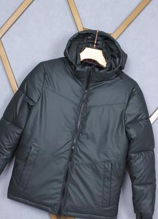 Куртка чоловіча зимова синтепон молодіжна еко шкіра норма (l-xl-2xl-3xl-4xl) amodeski-це мода та стиль6 фото